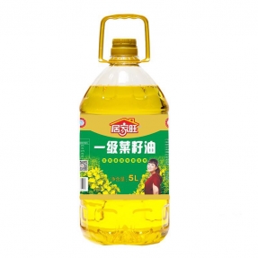 浙江5L居家旺压榨一级菜籽油（4瓶装）