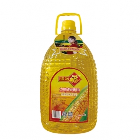 合肥5L久久道道福吉压榨玉米食用植物调和油（扁玉米瓶）