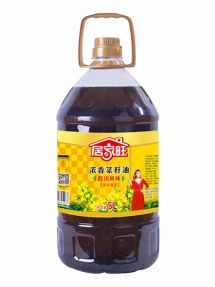 内蒙古5L居家旺浓香菜籽油四级菜黑色菜