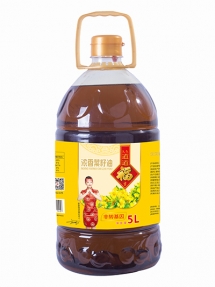 5L道道福浓香菜籽油黑菜四级菜